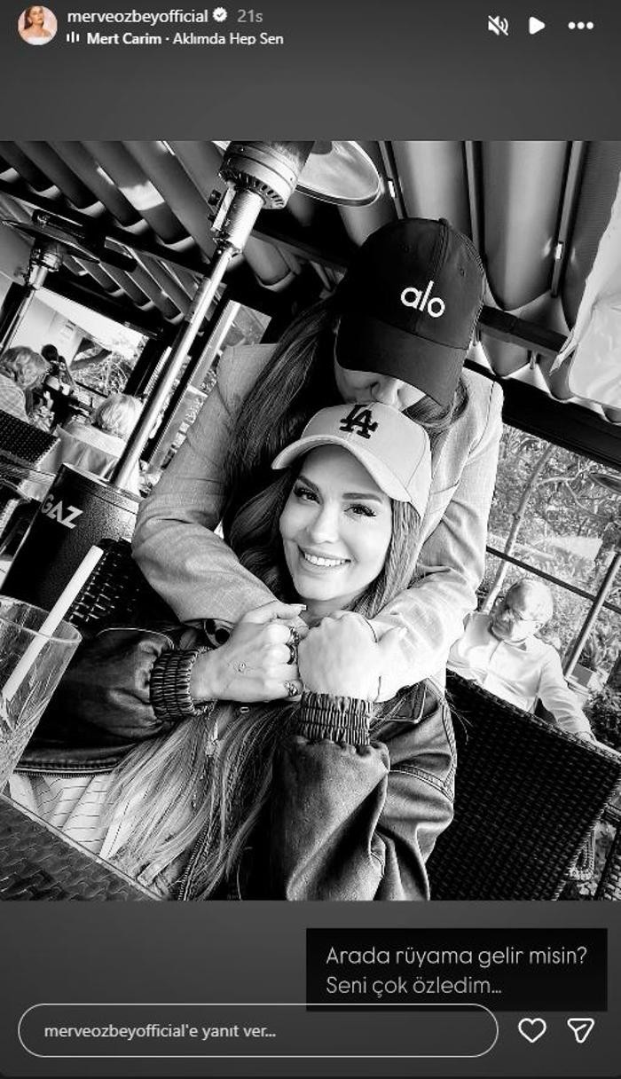 Merve Özbey'den kanser nedeniyle hayatını kaybeden Şimal'in ardından paylaşım: Rüyama gelir misin? - Resim : 1