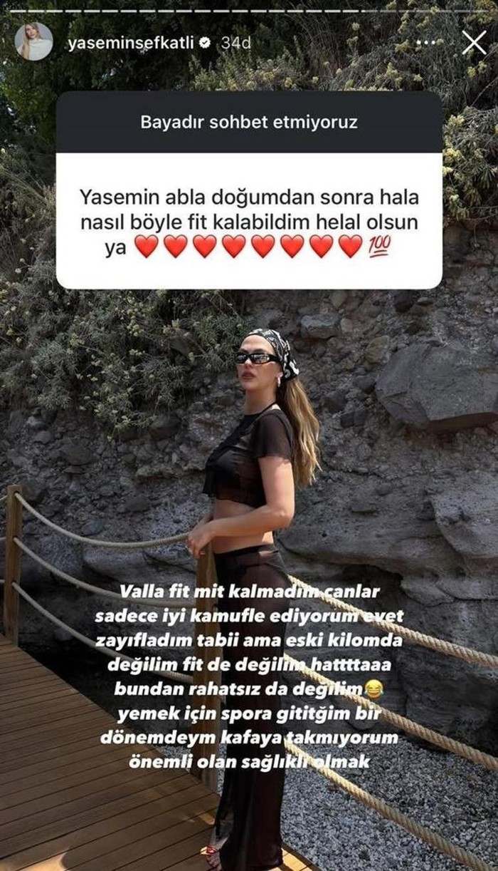Yasemin Şefkatli'den 'doğum kilosu' itirafı - Resim : 2