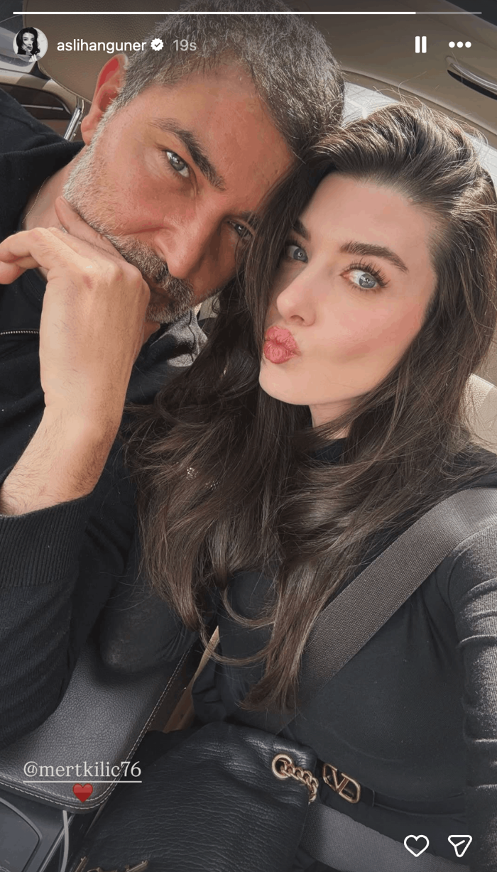 Aslıhan Güner ve Mert Kılıç'ın 13 yıllık gözlerden uzak evliliği: Ünlü çiftten romantik paylaşım - Resim : 1