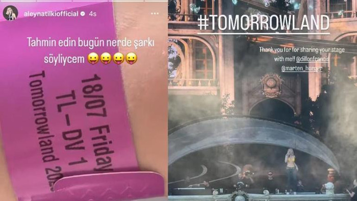 Aleyna Tilki'den Tomorrowland sürprizi! Festivalde sahne aldı - Resim : 2