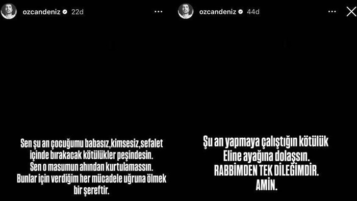 Özcan Deniz ile ağabeyi Ercan Deniz arasında sular durulmuyor: Çocuğumu babasız bırakmak istiyor - Resim : 1