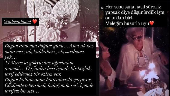 Aslı Hünel hayatını kaybeden annesini doğum gününde andı - Resim : 2
