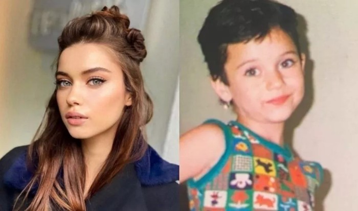 Afra Saraçoğlu'nun çocukluk fotoğrafına yorum yağdı! - Resim : 1