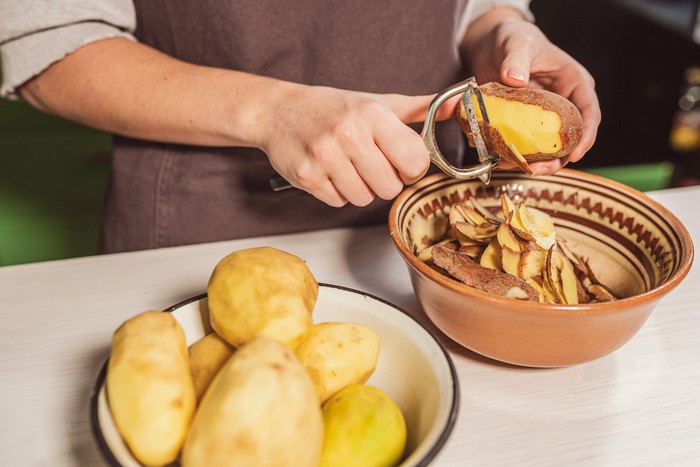 patates kabukları