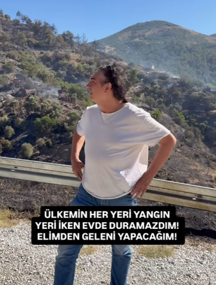 Şarkıcı Çelik yangın bölgesinde: Ne gerekirse yapacağız - Resim : 2