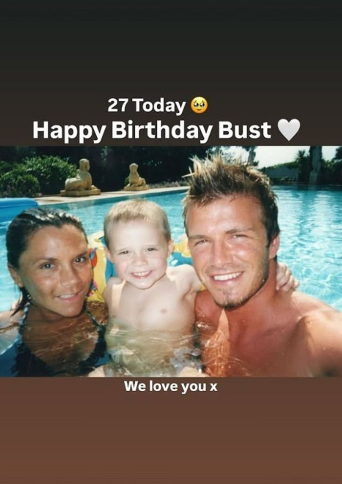 David ve Victoria Beckham &ccedil;iftinden oğulları Brooklyn'e zeytin dalı - Resim : 2