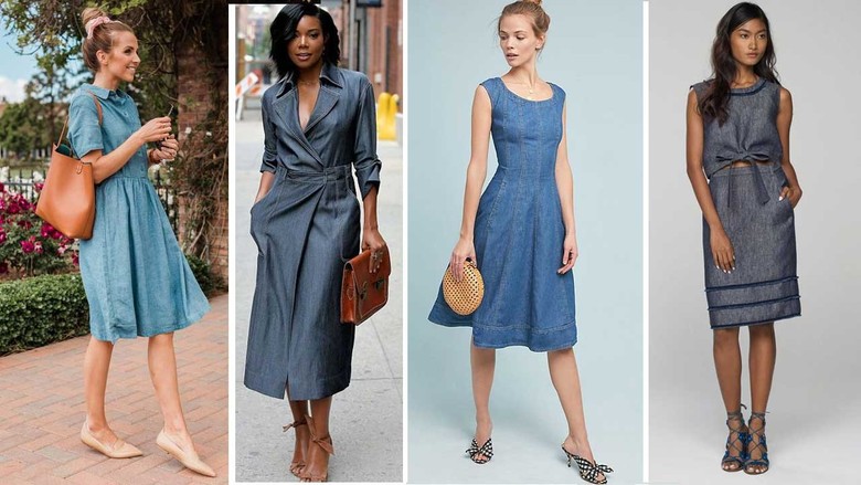 Kot elbise nasıl kombinlenir? Denim elbise kombinleme rehberi