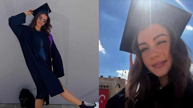 Burcu Özberk, üniversiteden mezun oldu! "Zamanında yolumuza taş koydular!"