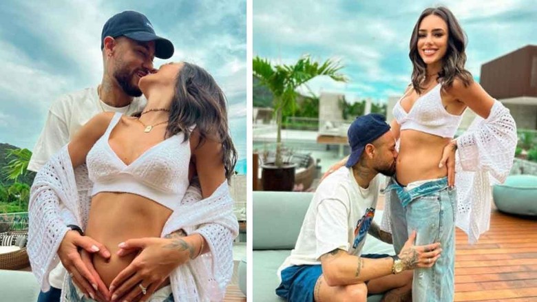 Futbolcu Neymar ve sevgilisi Bruna Biancardi, ilk çocuklarını beklediklerini açıkladı