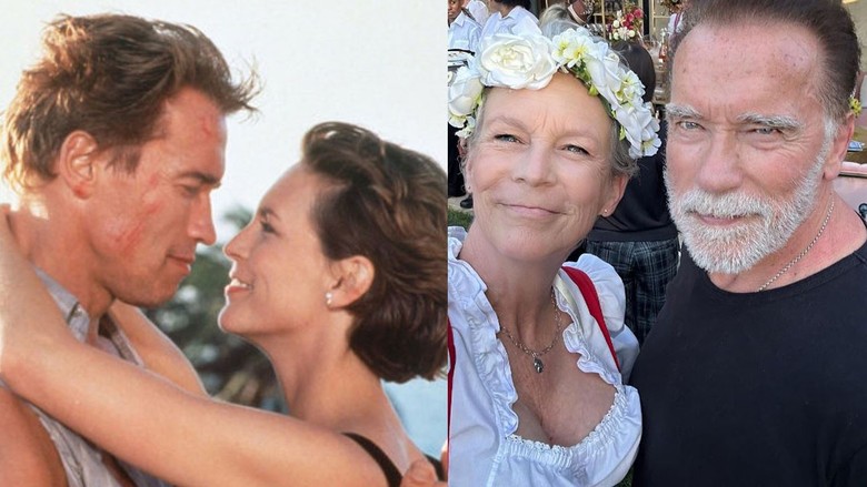 Jamie Lee Curtis ile Arnold Schwarzenegger 30 yıl sonra bir arada