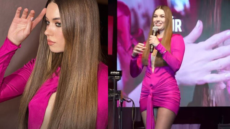 Yalı Çapkını'nın yıldızı Afra Saraçoğlu pembe elbisesi ile büyüledi