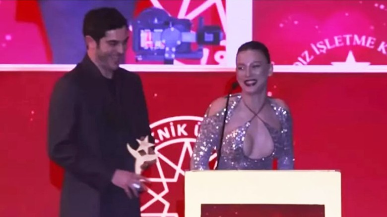 Serenay Sarıkaya'nın ödül sevinci: Yine ben, yine ben, yine ben...