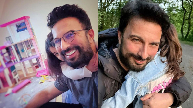 Megastar Tarkan'dan kızı Liya ile paylaşım