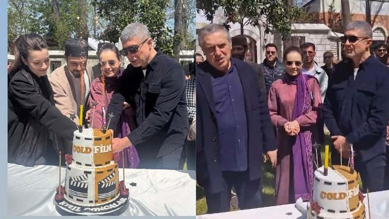 Kızıl Goncalar dizisi ekrana veda ediyor! Oyuncular veda pastası kesti