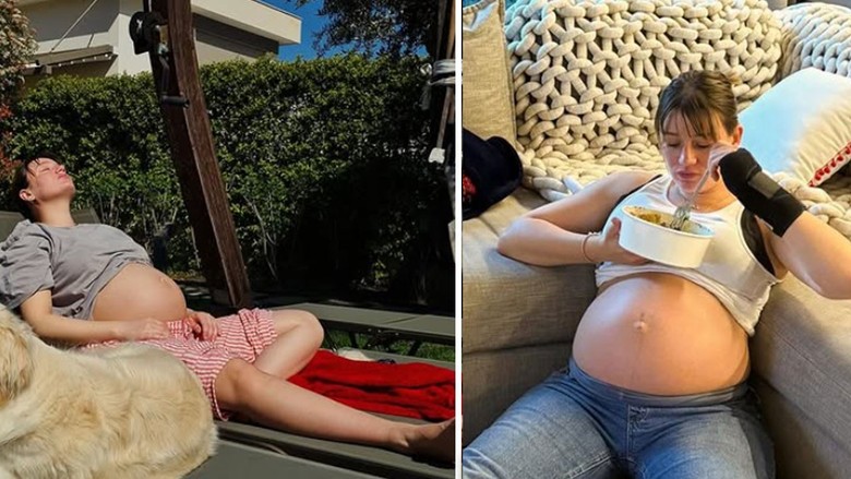 Gizem Karaca'dan hamilelik pozları