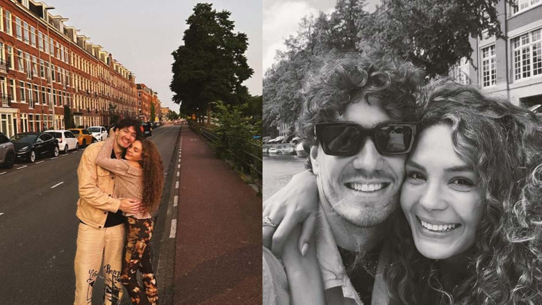 Ebru Şahin ile Cedi Osman'dan romantik Amsterdam pozları