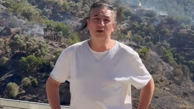 Şarkıcı Çelik yangın bölgesinde: Ne gerekirse yapacağız