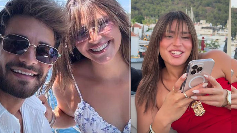 Survivor yarışmacıları Batuhan Karacakaya ve Ayşe Yüksel tatilde buluştu