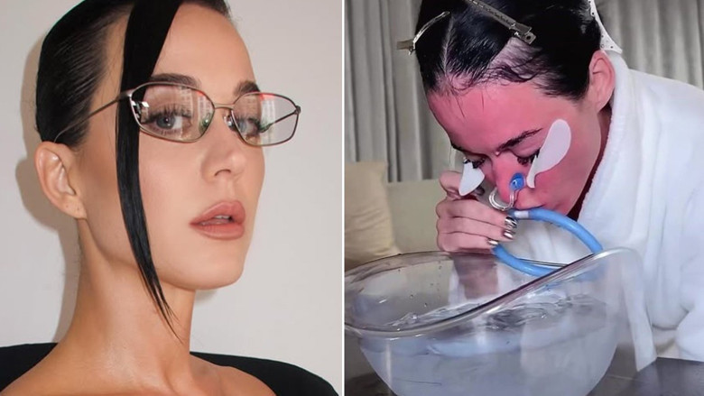 Katty Perry'nin konser öncesi buzlu su ritüeli