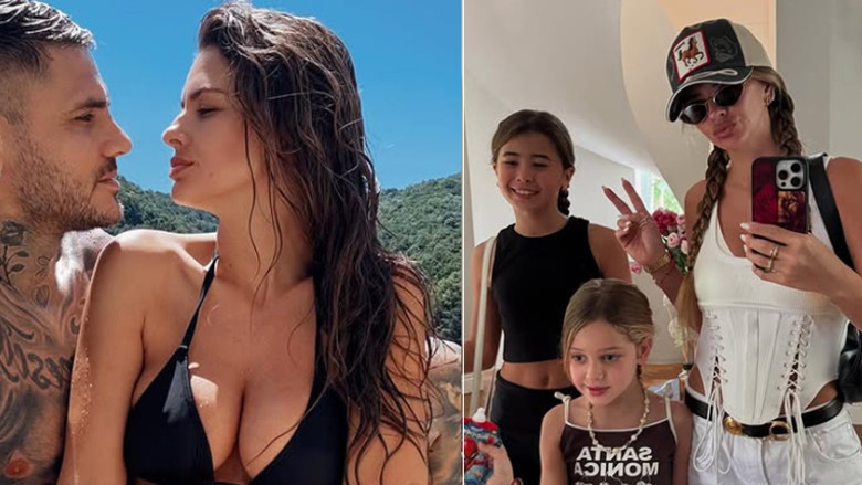 Icardi'nin sevgilisi China Suarez çocuklarına kavuştu