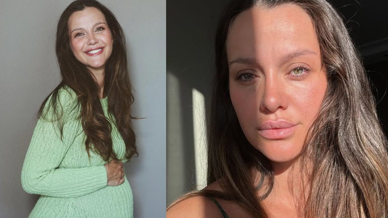 Yeni doğum yapan İrem Helvacıoğlu'ndan kızıyla ilk poz