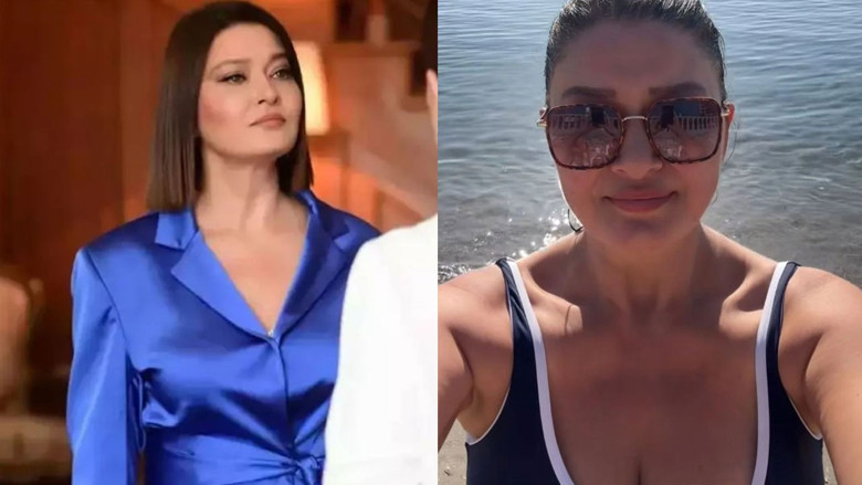 Nurgül Yeşilçay, Kasım ayında deniz keyfi yaptı