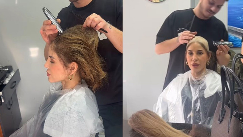 Kanserle mücadele eden Irmak Ünal, saçlarını kazıttığı anları paylaştı: "Saçlar döküldü ama güçlendim"