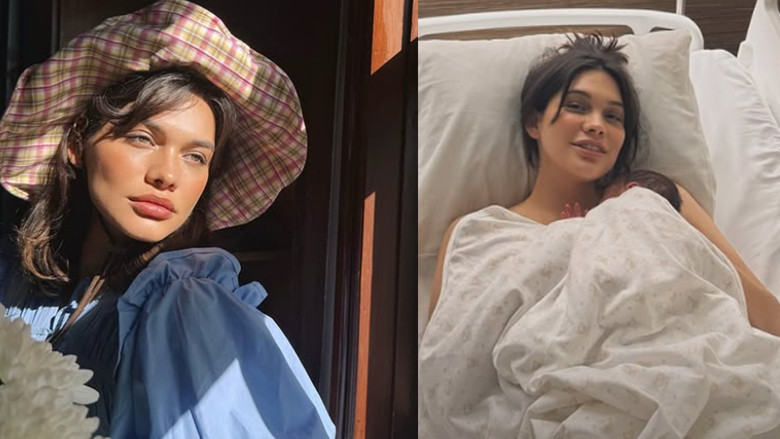 Yeni doğum yapan Beste Kökdemir'den kızıyla poz