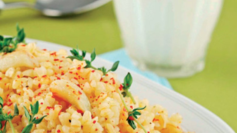 Sarımsaklı bulgur pilavı