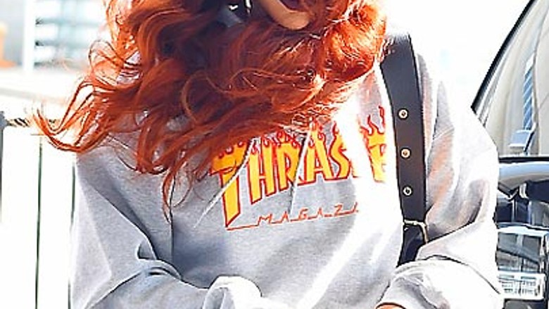 Kızıl saçlı Rihanna
