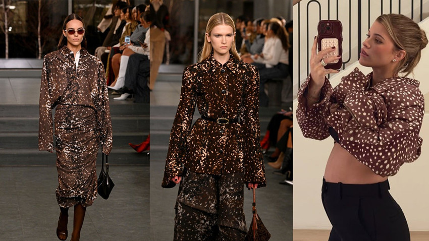 Leopar ve zebra out: Moda dünyasının yeni gözdesi 'deer print'