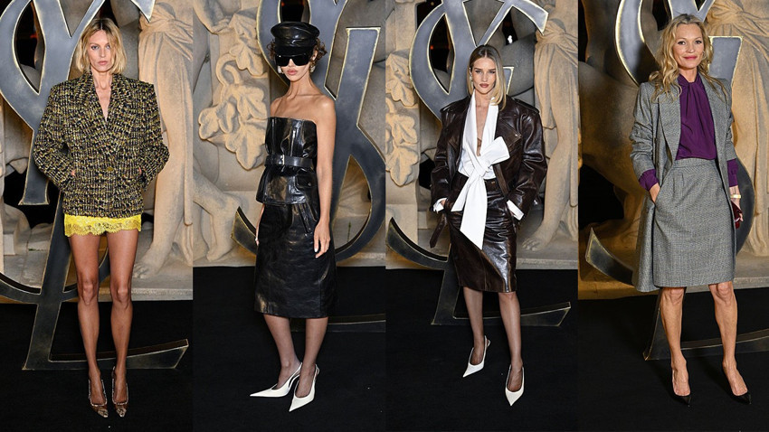 Paris’te gece yarısı şıklığı: Saint Laurent kırmızı halı ünlüleri