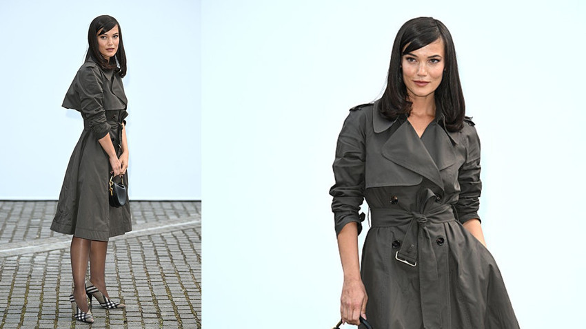 Pınar Deniz, Londra Moda Haftası Burberry 2027 defilesinde