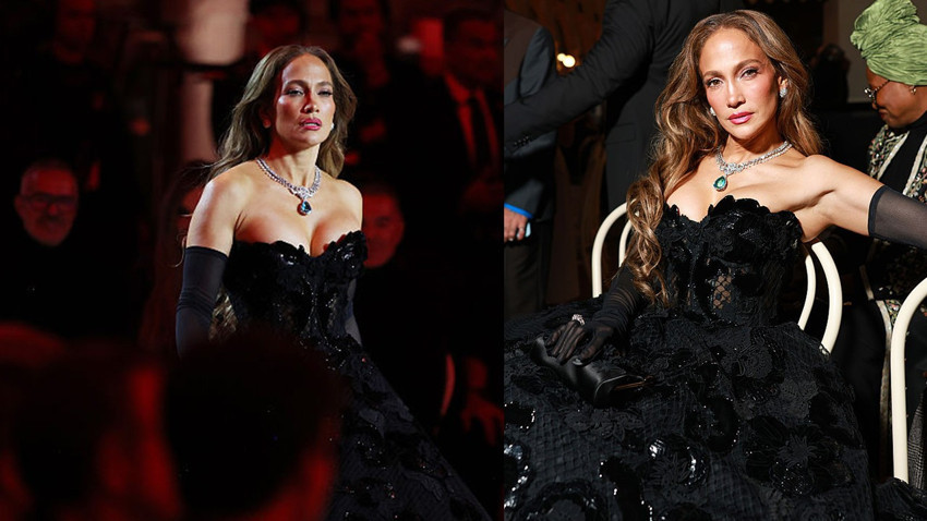 Milano'da Hollywood rüzgarı: Jennifer Lopez Vogue World gecesinde